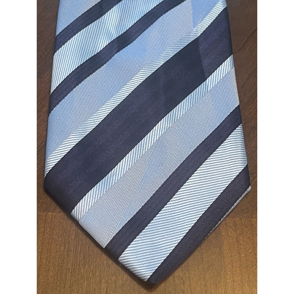 Springfield Blue 100% Silk Men’s Neck Tie Made In Italy